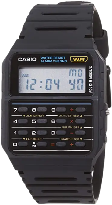 Casio Men's Vintage CA53W-1 Calculator Watch