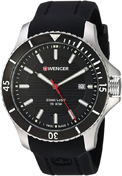 Wenger Men's 0641.102 Sea Force 3H Watch